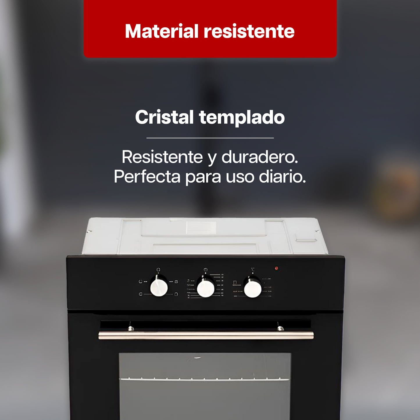 Horno Eléctrico Maxims 60 cm Negro 110V Empotrable Cristal