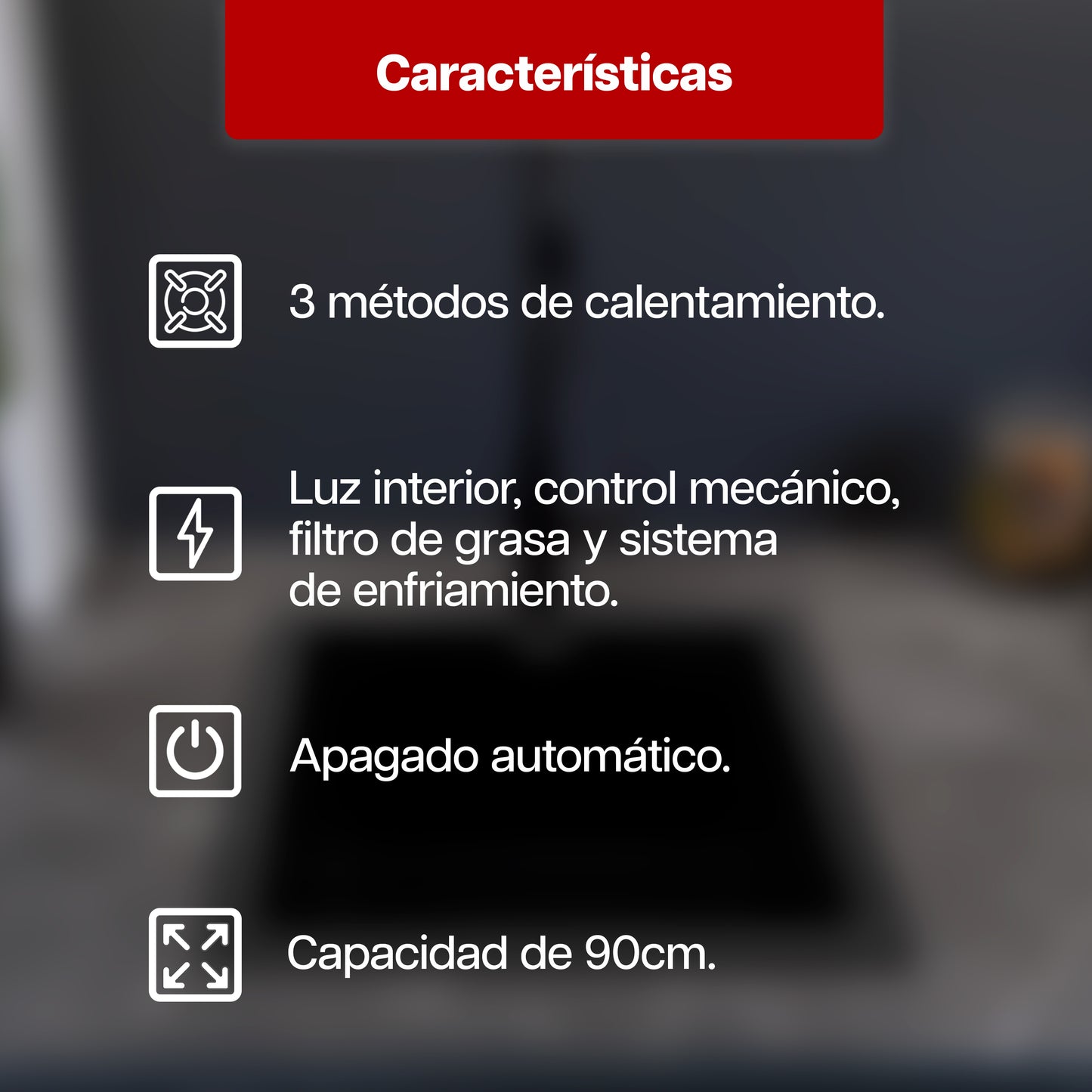 Horno Eléctrico Maxims 60 cm Negro 110V Empotrable Cristal