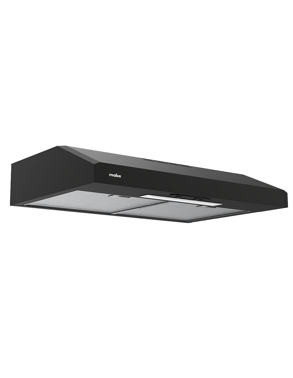 Campana Extractora 80 cm Mabe Negra con 3 Velocidades, Filtros Lavables e Iluminación Integrada