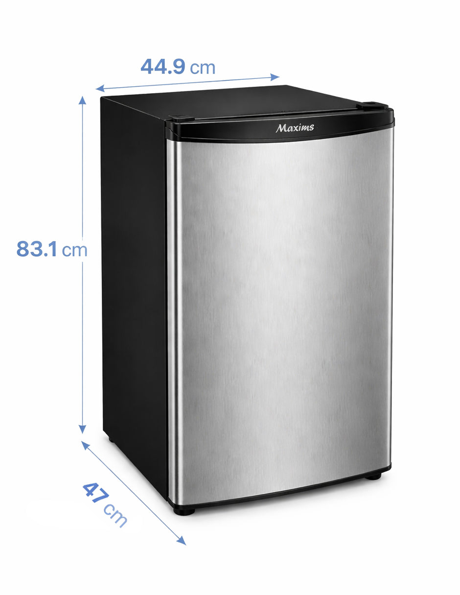 Frigobar Maxims de Acero Inoxidable 90 L con Freezer
