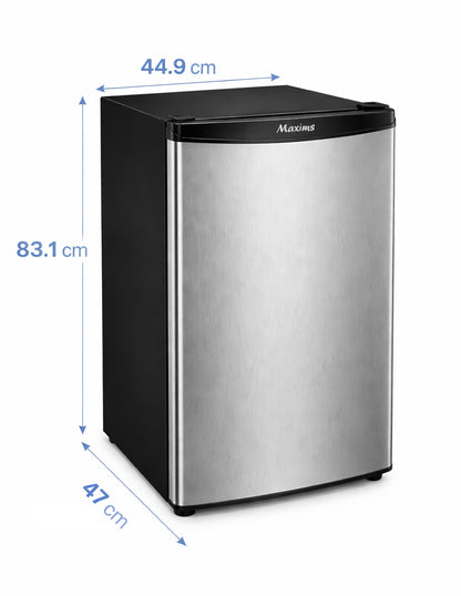 Frigobar Maxims de Acero Inoxidable 90 L con Freezer