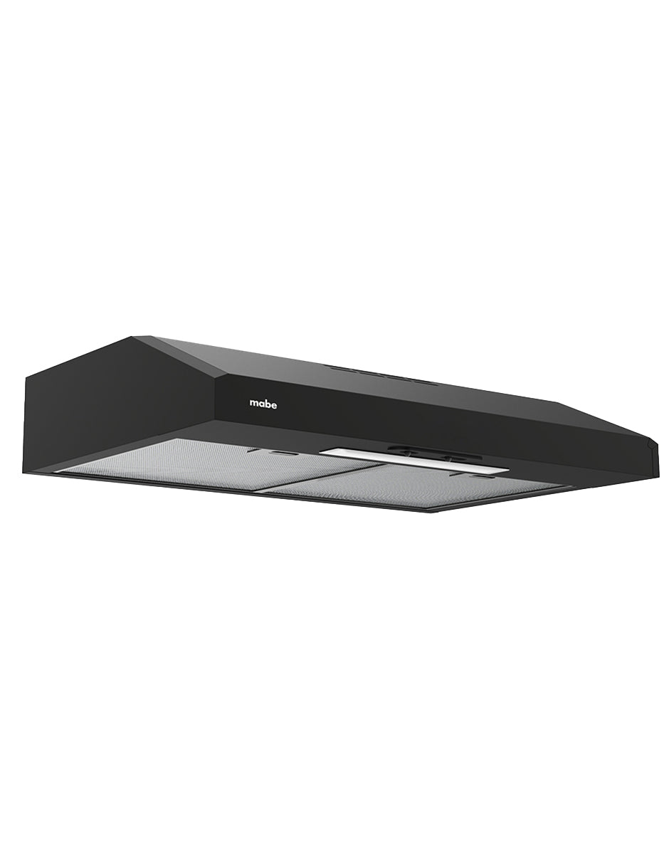 Campana Extractora 50 cm Mabe Negra con 3 Velocidades, Filtros Lavables e Iluminación