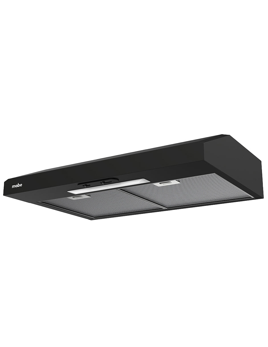 Campana Extractora 50 cm Mabe Negra con 3 Velocidades, Filtros Lavables e Iluminación