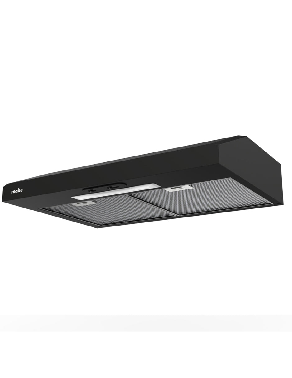 Campana Extractora 76 cm Mabe Negra de Pared con 3 Velocidades y Filtros Lavables