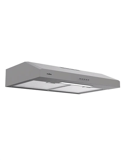 Campana Extractora 80 cm Mabe Plata Mercury con 3 Velocidades, Filtros Lavables e Iluminación