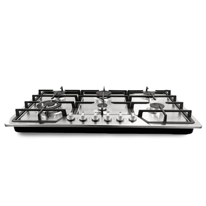 Parrilla Maxims a Gas 90 x 51 cm de 6 Quemadores Acero Inoxidable Empotrable