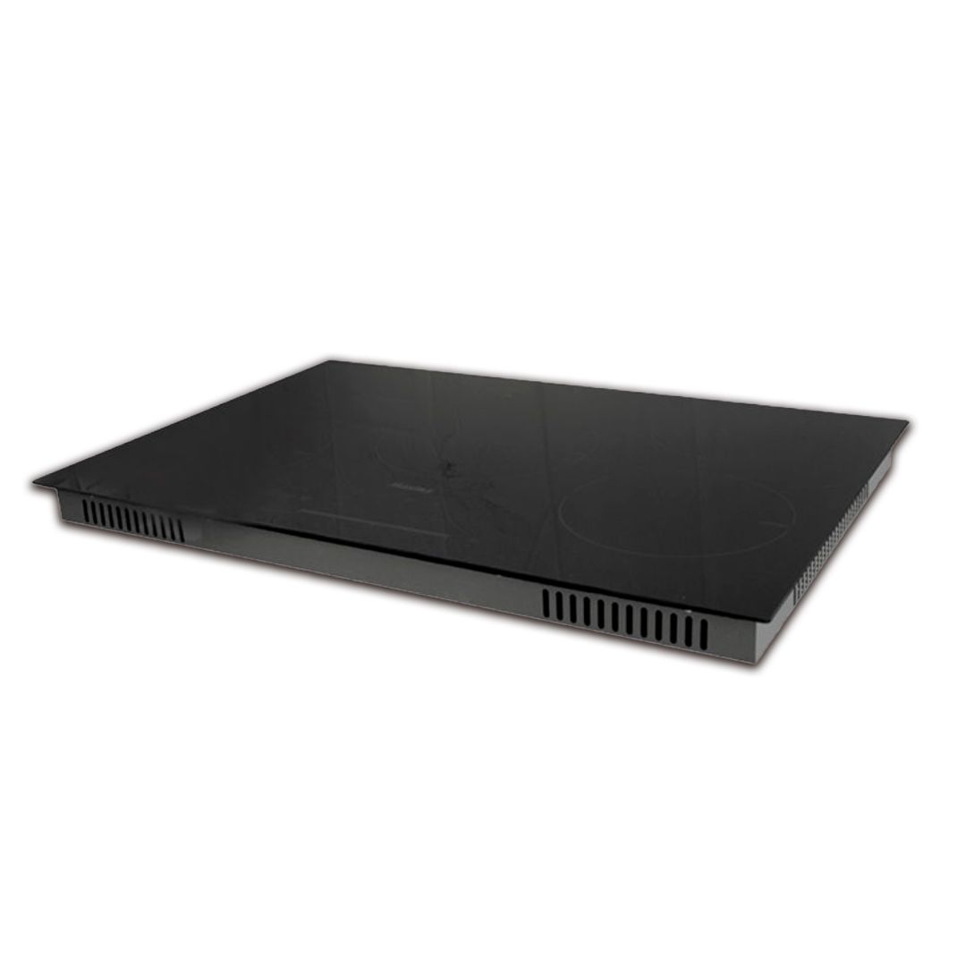 Parrilla Eléctrica 77 x 51 cm de 5 Quemadores Cristal Negro 120V