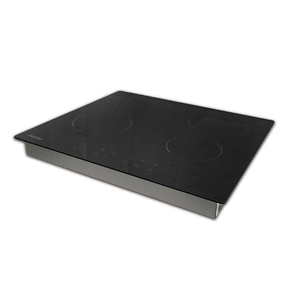 Parrilla Eléctrica 51 x 59 cm Maxims de Cristal Negro 4 Quemadores 120V