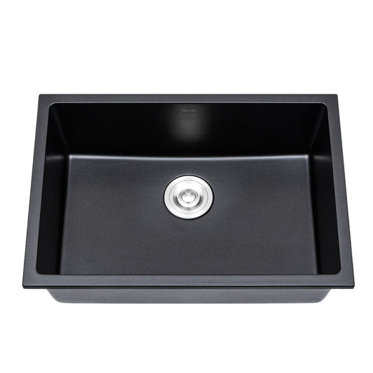 Tarja Fregadero Maxims 65x45 cm de Cuarzo Negro Mate