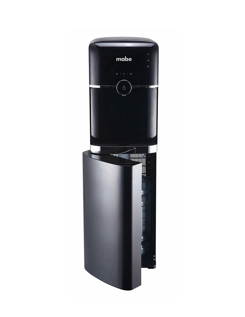 Dispensador de Agua 106 cm Mabe Negro de Piso con 3 Llaves Fría Caliente y Templada