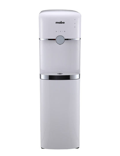Dispensador de Agua 106 cm Mabe Blanco de Piso con 3 Llaves Fría Caliente y Templada