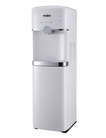 Dispensador de Agua 106 cm Mabe Blanco de Piso con 3 Llaves Fría Caliente y Templada