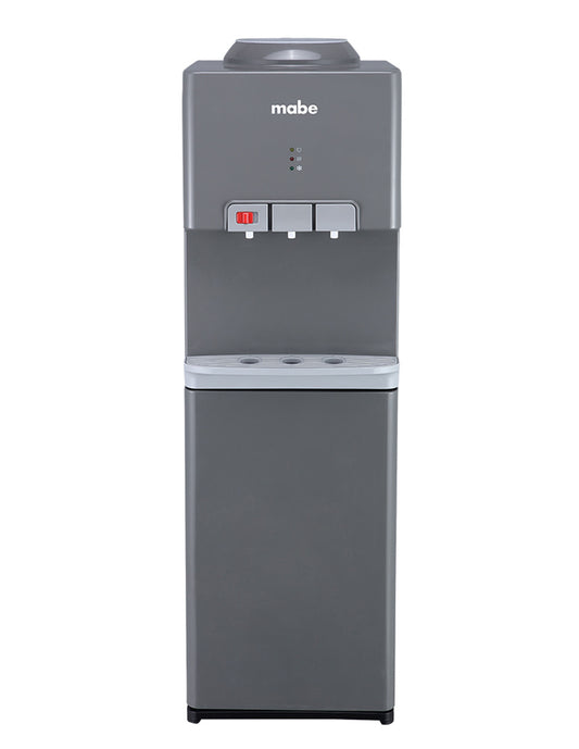 Dispensador de Agua de Piso 3 Llaves Mabe Negro con Gabinete Inferior