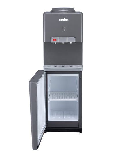 Dispensador de Agua de Piso 3 Llaves Mabe Negro con Gabinete Inferior