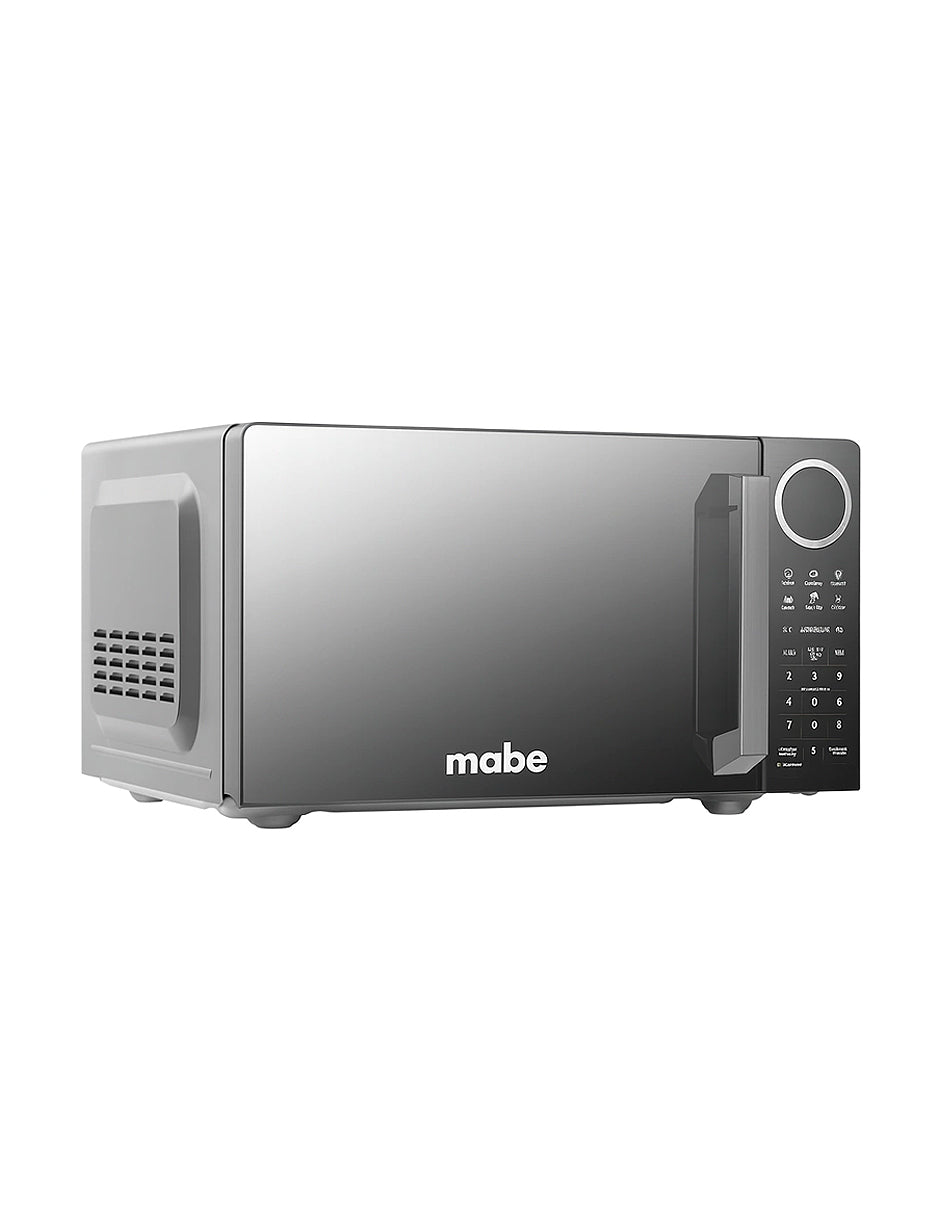 Microondas 25 L Mabe Gris Espejo con Display Digital y 10 Niveles de Potencia