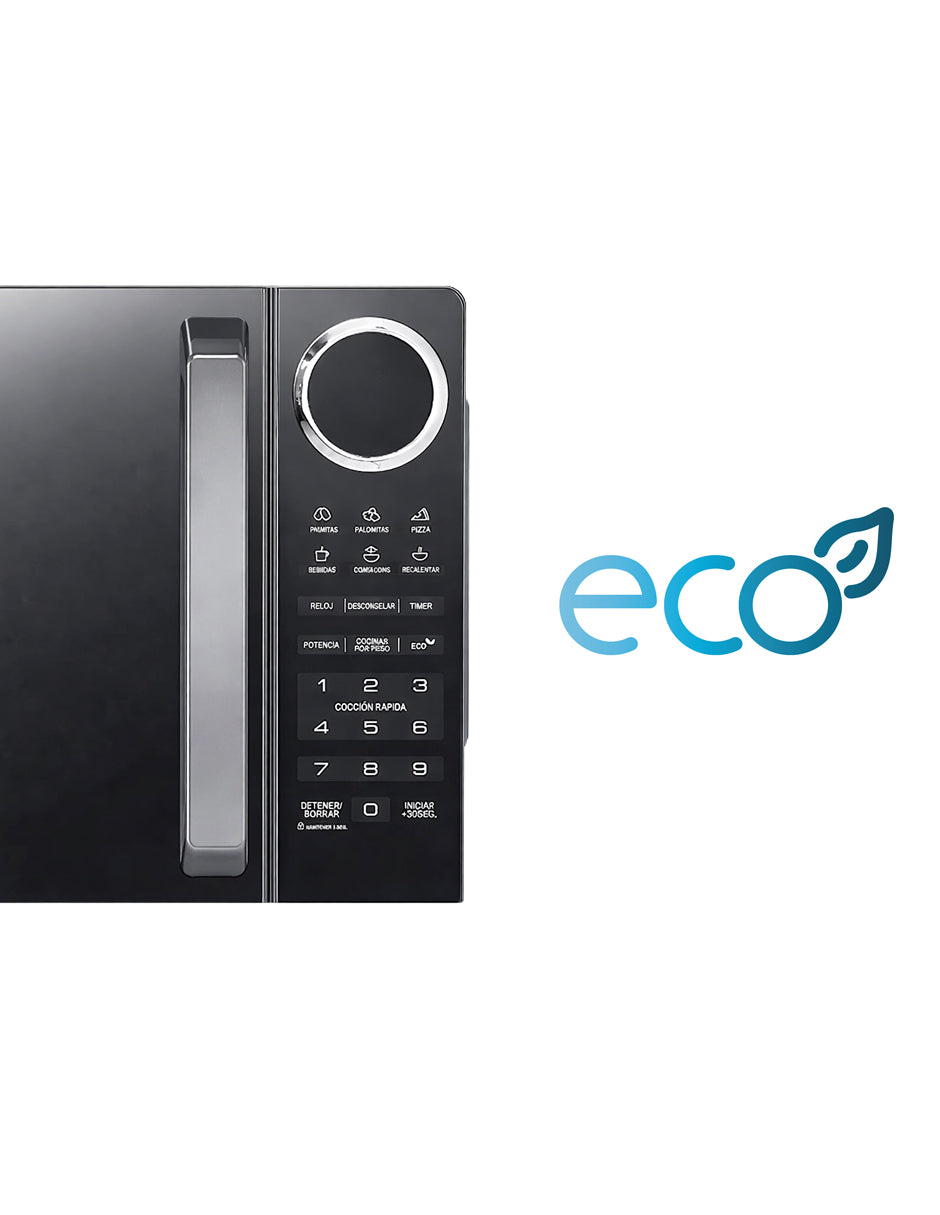 Microondas 25 L Mabe Gris Espejo con Display Digital y 10 Niveles de Potencia