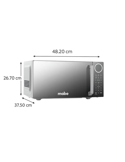 Microondas 25 L Mabe Gris Espejo con Display Digital y 10 Niveles de Potencia