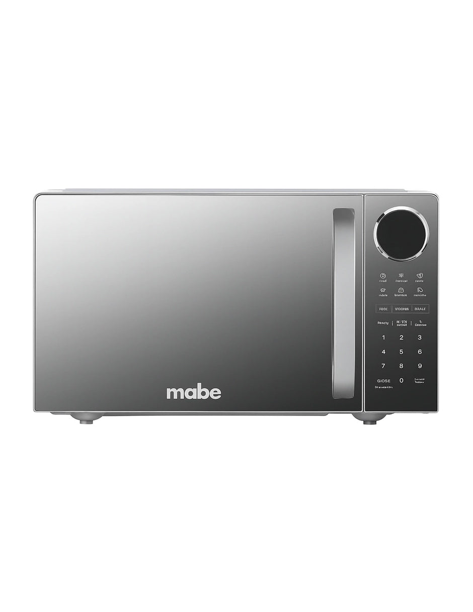 Microondas 25 L Mabe Gris Espejo con Display Digital y 10 Niveles de Potencia
