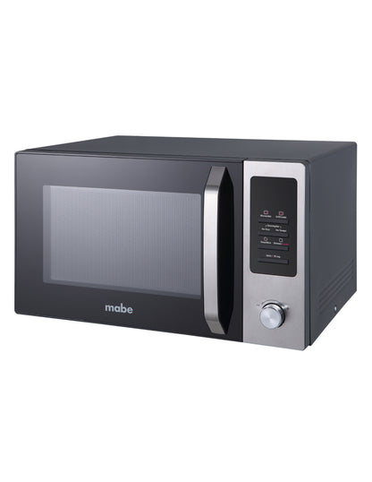 Microondas 31 L Mabe Negro con Gris de Mesa con Grill y Panel Digital
