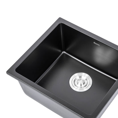 Tarja Fregadero Maxims 46x41 cm de Cuarzo Negro Mate