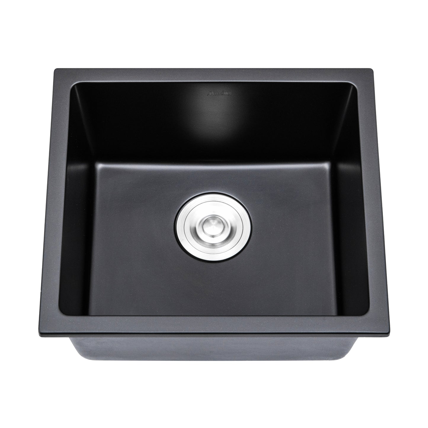 Tarja Fregadero Maxims 46x41 cm de Cuarzo Negro Mate