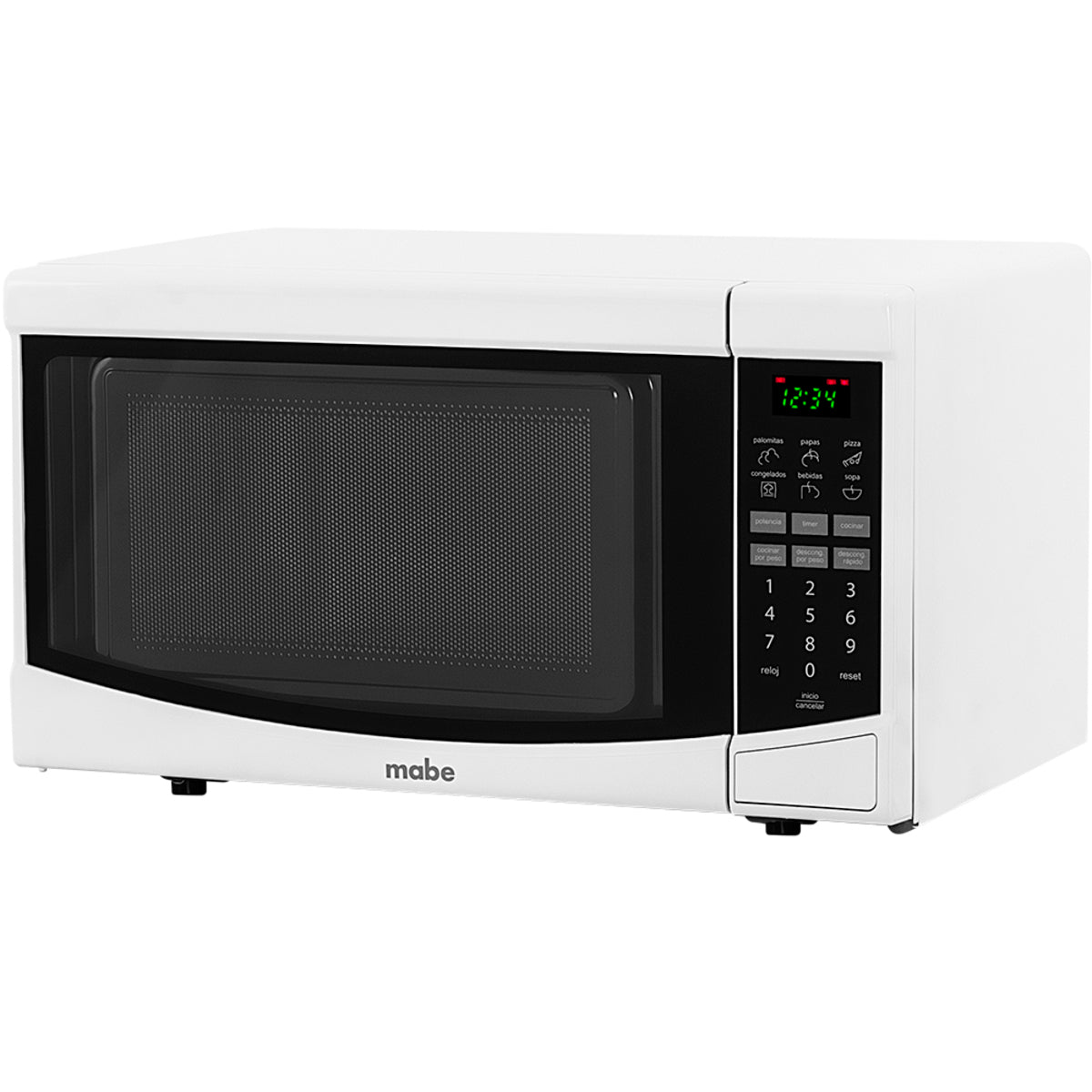 Microondas 20 L Mabe Blanco de Mesa con Panel Digital y 10 Niveles de Potencia