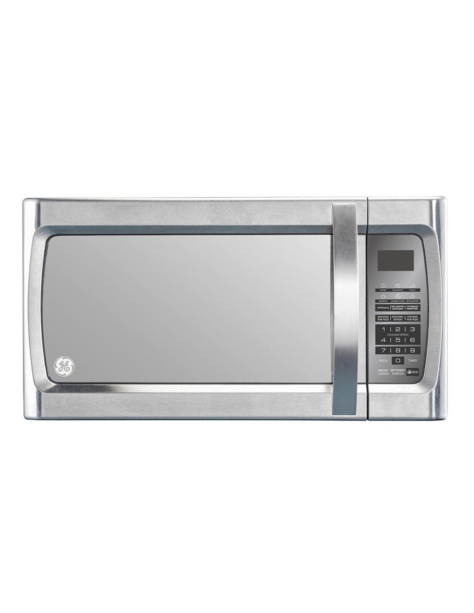 Microondas 30 L GE Appliances Gris Espejo de Mesa con Control Touch y 10 Niveles de Potencia