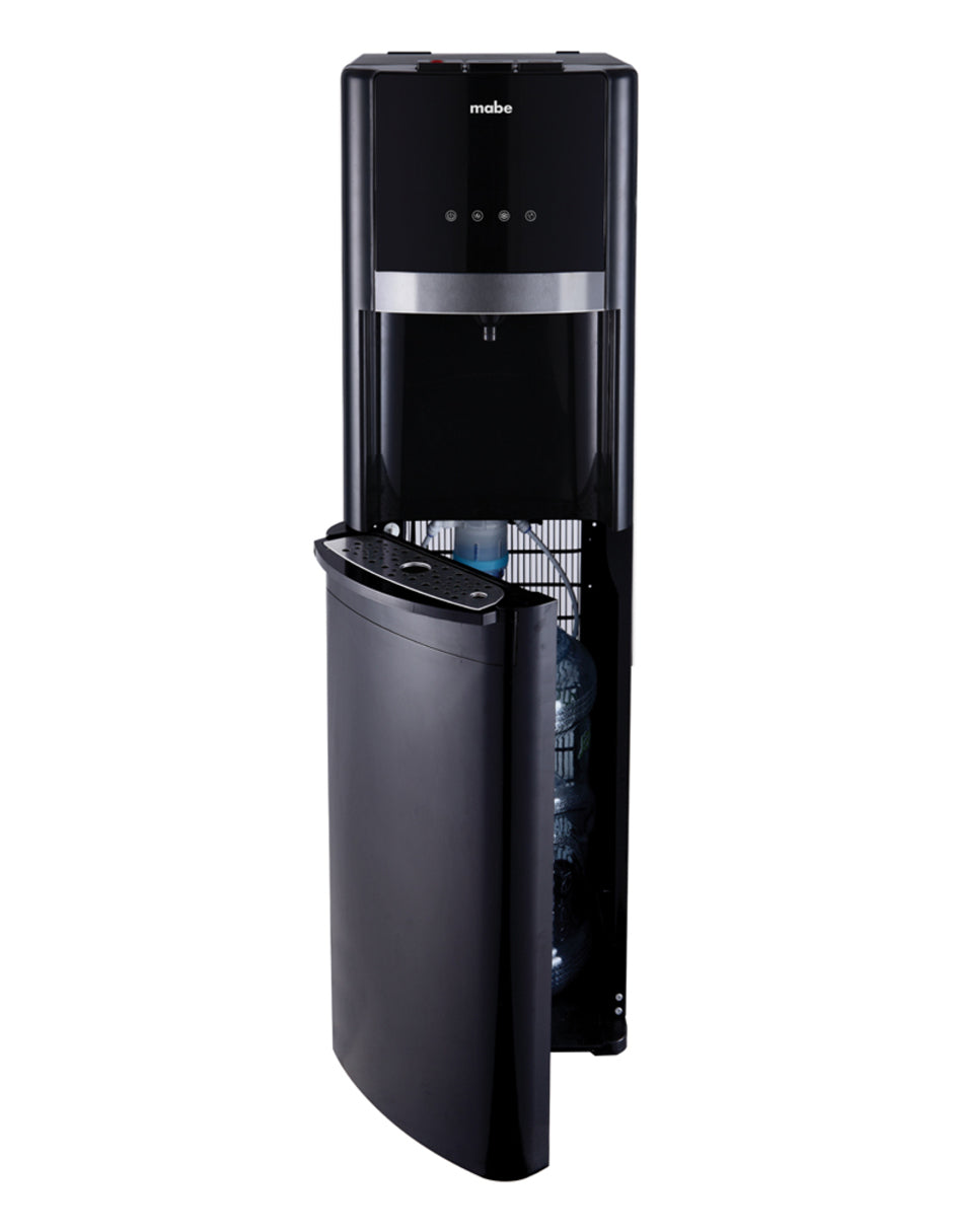 Dispensador de Agua Mabe Negro de Piso con Garrafón Oculto y 3 Temperaturas