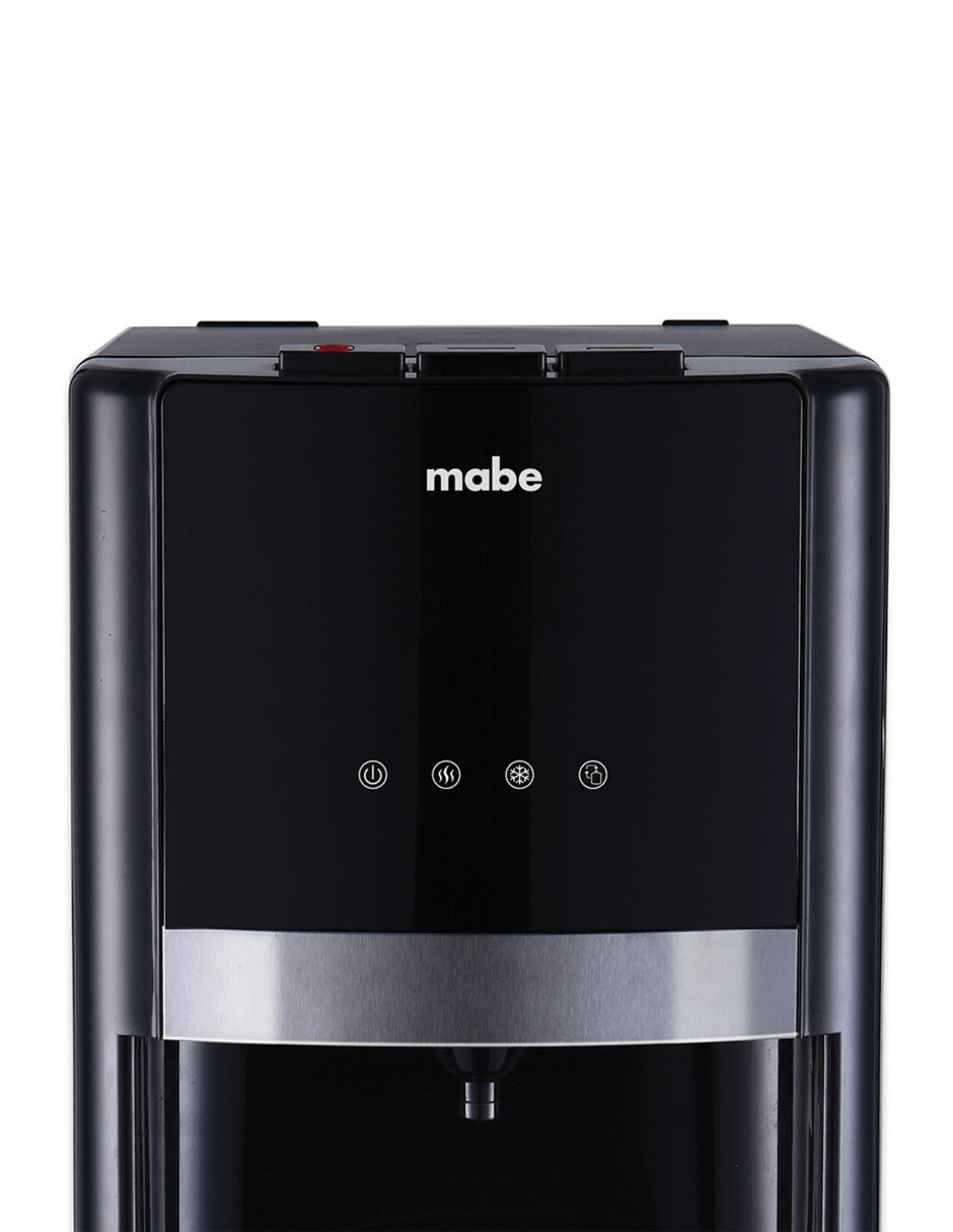 Dispensador de Agua Mabe Negro de Piso con Garrafón Oculto y 3 Temperaturas