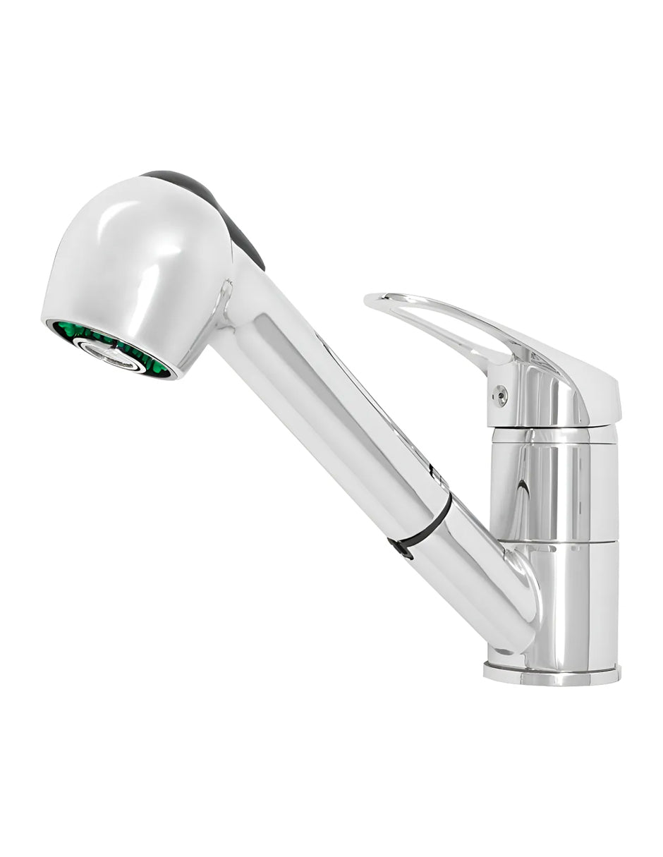 Monomando para Fregadero 40 cm Maxims Cromado de Acero Inoxidable
