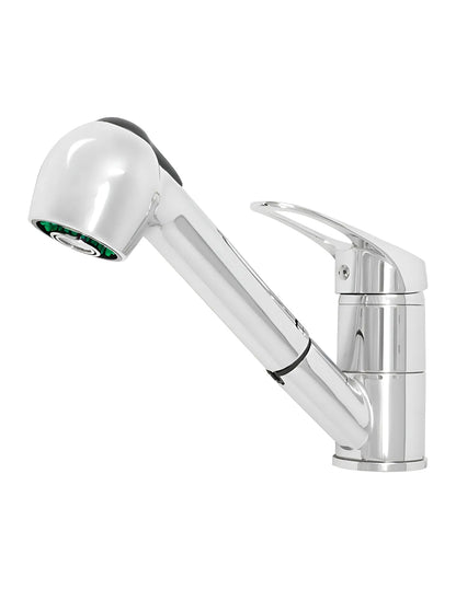 Monomando para Fregadero 40 cm Maxims Cromado de Acero Inoxidable
