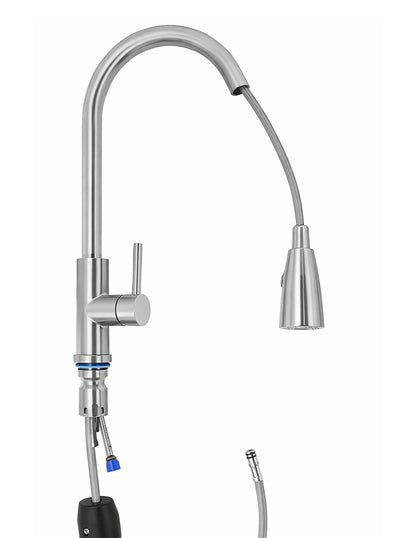 Monomando para Lavabo 43 cm Maxims de Acero Inoxidable Satinado