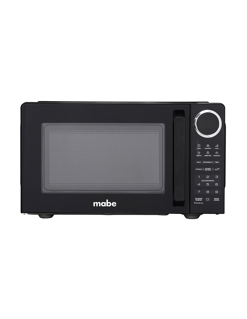 Microondas 25 L Mabe Negro de Mesa con Panel Digital y 10 Niveles de Potencia