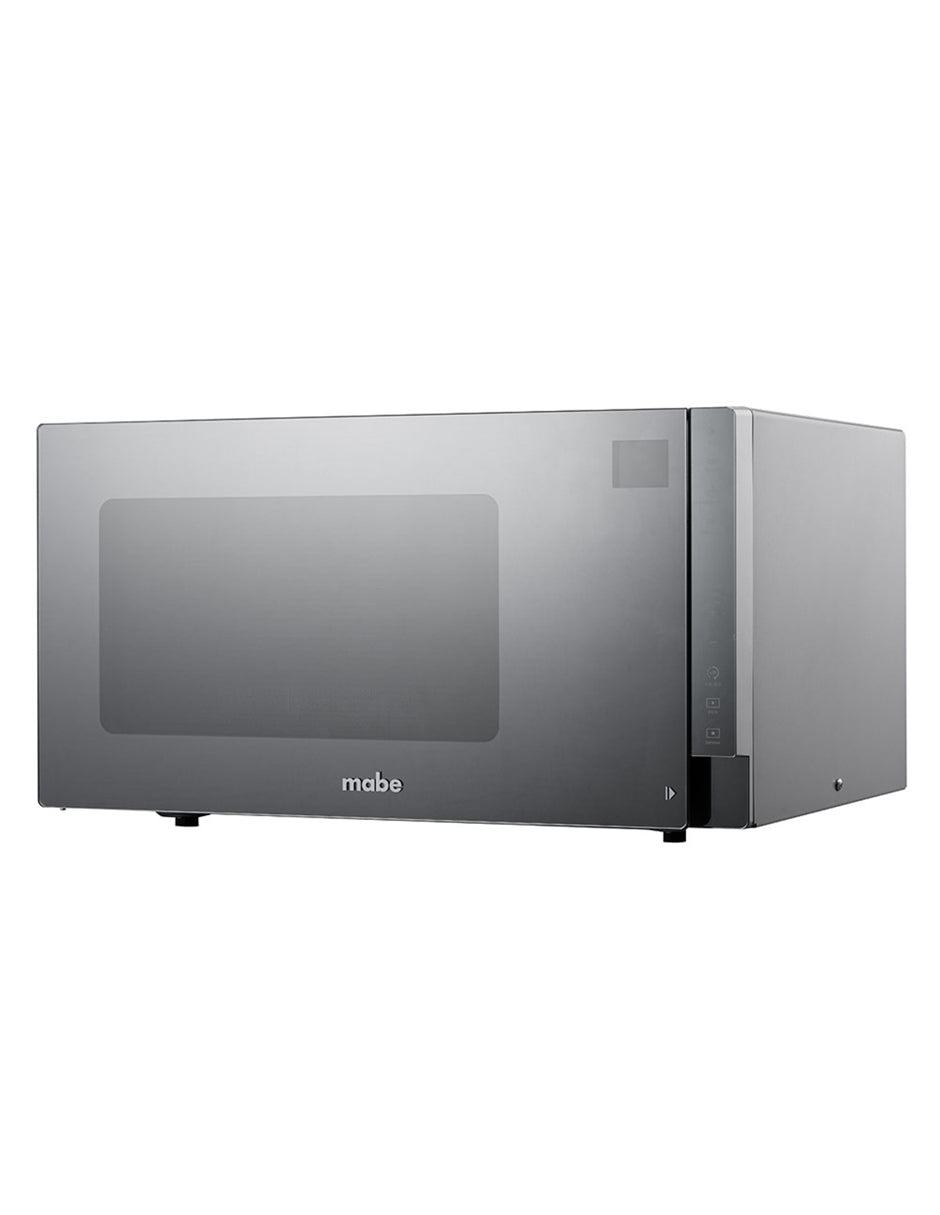 Microondas 30 L Mabe Silver con Acabado Espejo, Display Digital y 10 Niveles de Potencia