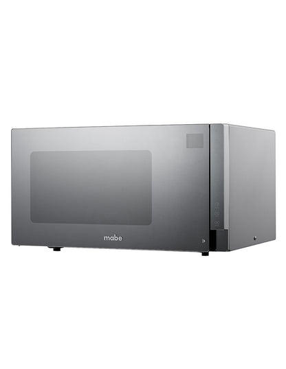 Microondas 30 L Mabe Silver con Acabado Espejo, Display Digital y 10 Niveles de Potencia