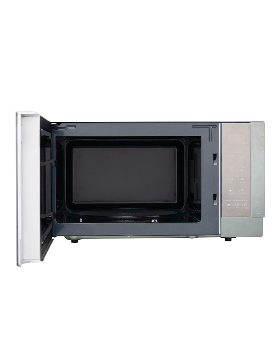 Microondas 30 L Mabe Silver con Acabado Espejo, Display Digital y 10 Niveles de Potencia