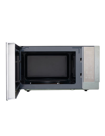 Microondas 30 L Mabe Silver con Acabado Espejo, Display Digital y 10 Niveles de Potencia
