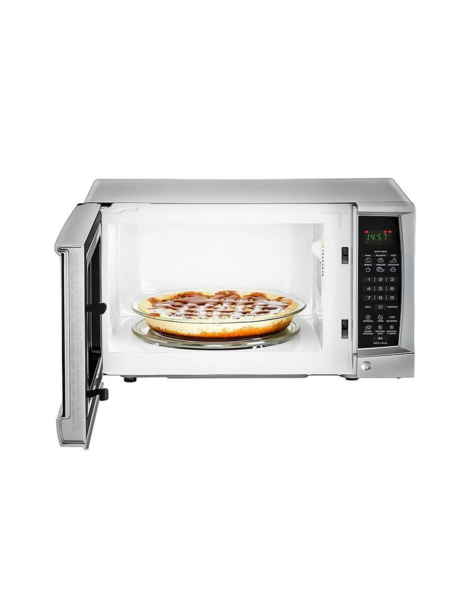 Microondas 20 L GE Appliances Inoxidable de Mesa con Panel Digital y 10 Niveles de Potencia